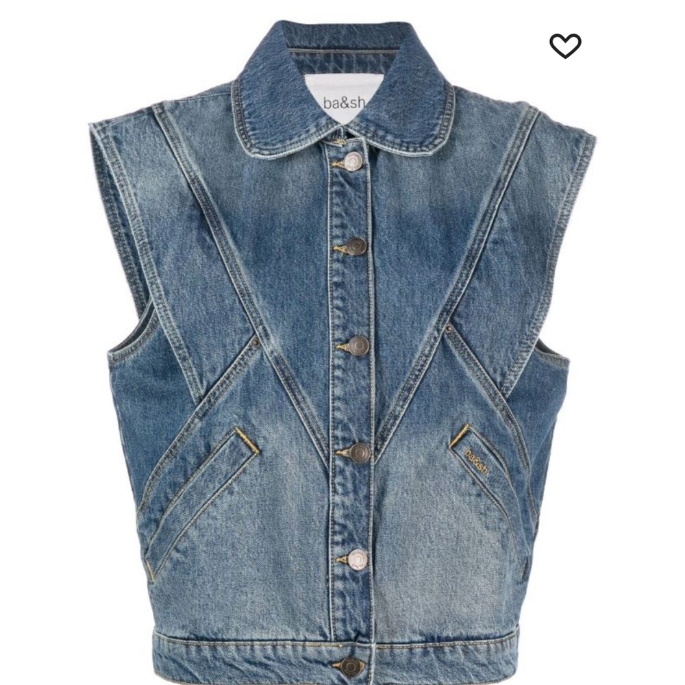BA$H denim vest